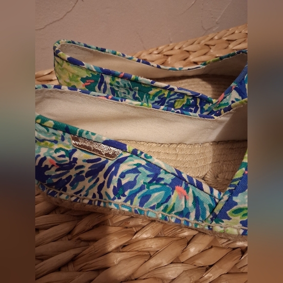 Lilly Pulitzer Lia Espadrille Clolrful Summer Vacation NWOT 8 - Picture 2 of 6